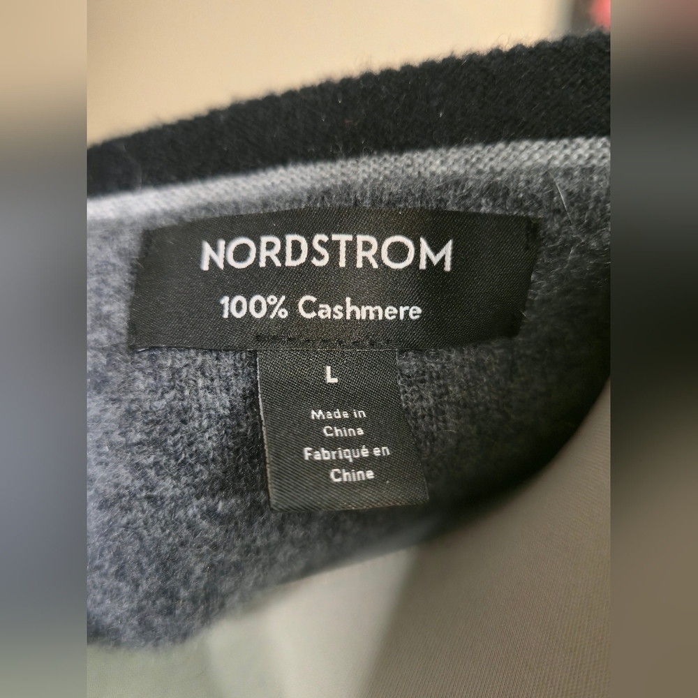 Nordstrom Gray Cashmere Sweater - Picture 3 of 4